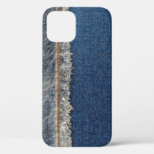 Case-Mate iPhone Case Orange Stitch, Double Denim Patch.