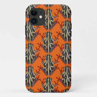 Coques Pour iPhone oranger de grenouille de congo