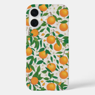 Coque Pour iPhone 16 Oranges d'été Agrumes Fruit Motif floral