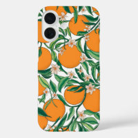 Oranges d'été Agrumes Fruit Motif floral