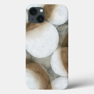 Etui iPhone Case-Mate Orbes blanches et cercles Brown