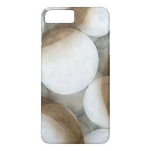Coque Case-Mate iPhone Orbes blanches et cercles Brown