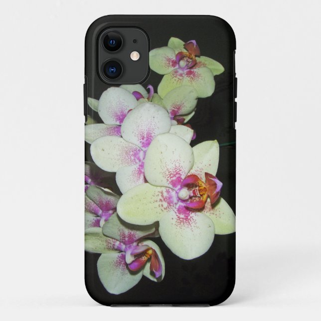 Coques Case-Mate iPhone orchidée blanche et rose (Dos)