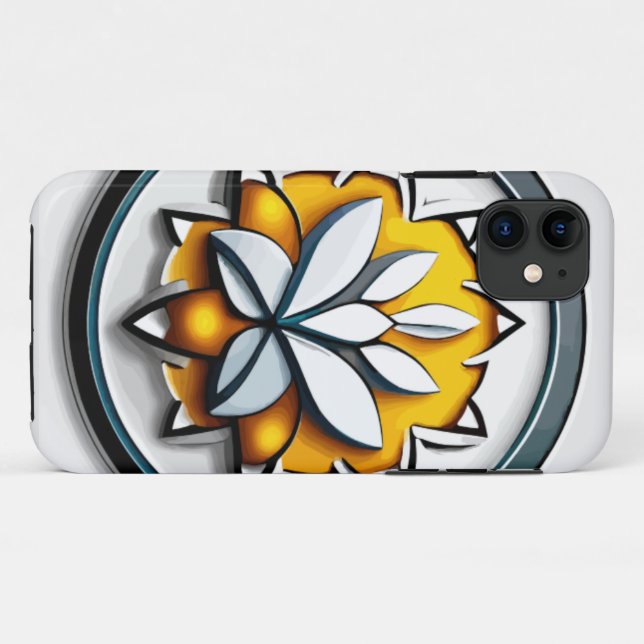 Coques Case-Mate iPhone Orchidée métallique : une extravagance rose et jau (Dos (Horizontal))