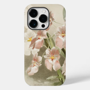Coque Case-Mate iPhone Orchidées blanches Fleur Vintage vieille illustrat