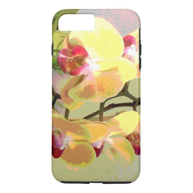 Coques Case-Mate iPhone Orchidées jaunes au soleil de l'après-midi (Dos)