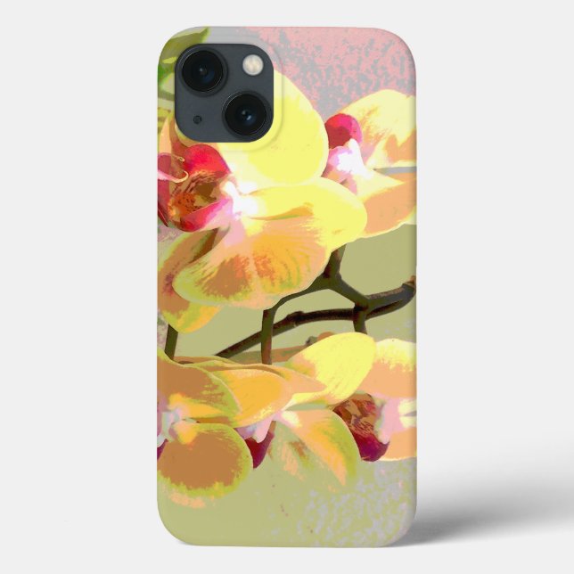 Coques Case-Mate iPhone Orchidées jaunes au soleil de l'après-midi (Verso)