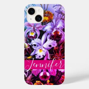 Coque Case-Mate iPhone Orchidées ombrées roses personnalisées