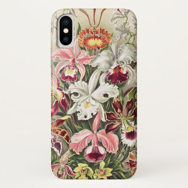 Coques Case-Mate iPhone Orchidées, Orchideae Denusblumen par Ernst Haeckel (Dos)