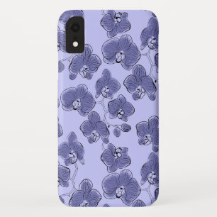 Case-Mate iPhone Case Orchidées phalaenopsis à l'aquarelle sans couture 