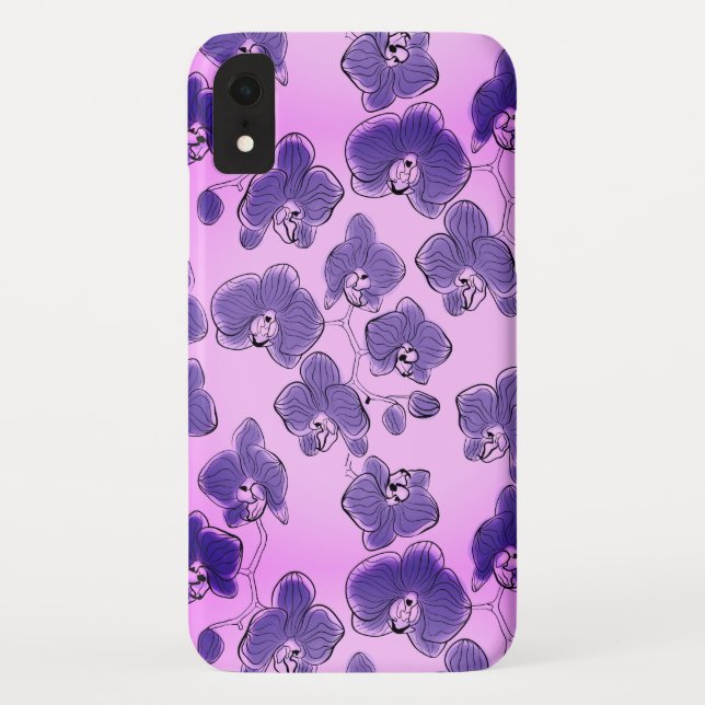 Coques Case-Mate iPhone Orchidées phalaenopsis fleurs r (Dos)