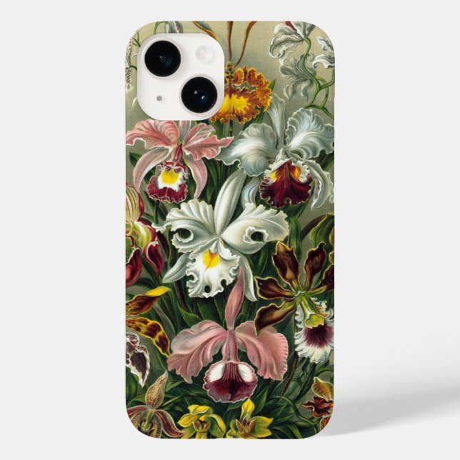 Coques Case-Mate iPhone Orchidées Vintage (Verso)