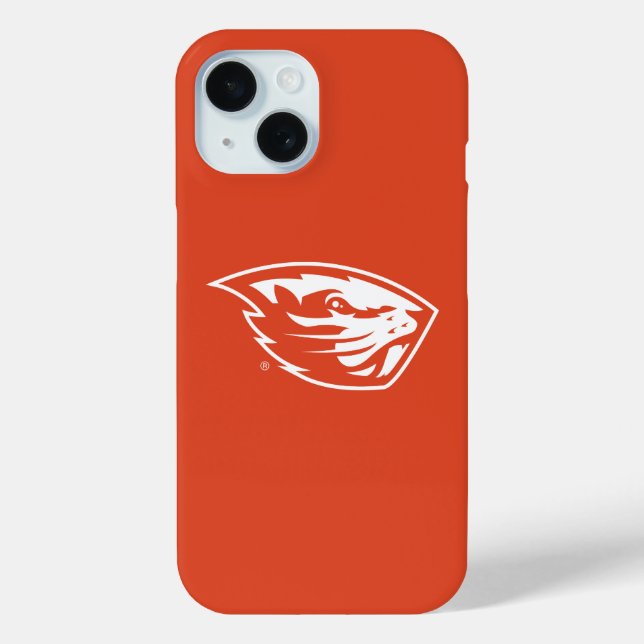 Coques Case-Mate iPhone Oregon State Beavers | Tête de castor (Verso)