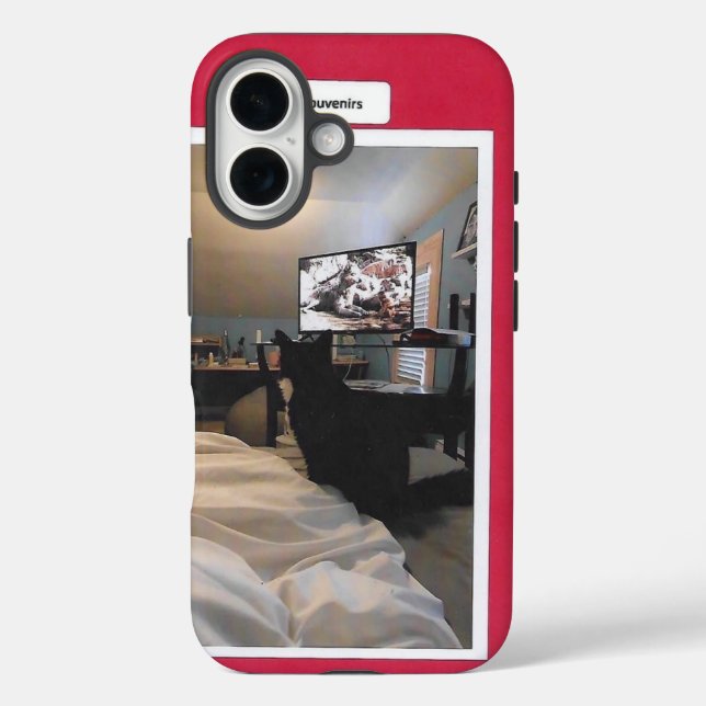Coques Case-Mate iPhone Oreo chat noir et blanc (Verso)