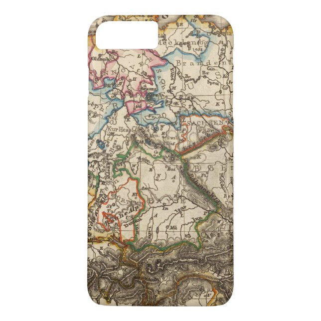 Coques Case-Mate iPhone Oriental - carte européenne (Dos)