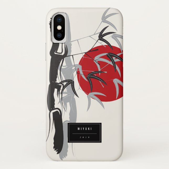 Coques Case-Mate iPhone Oriental Sunrise Zen Bamboo Garden Mariage asiatiq (Dos)