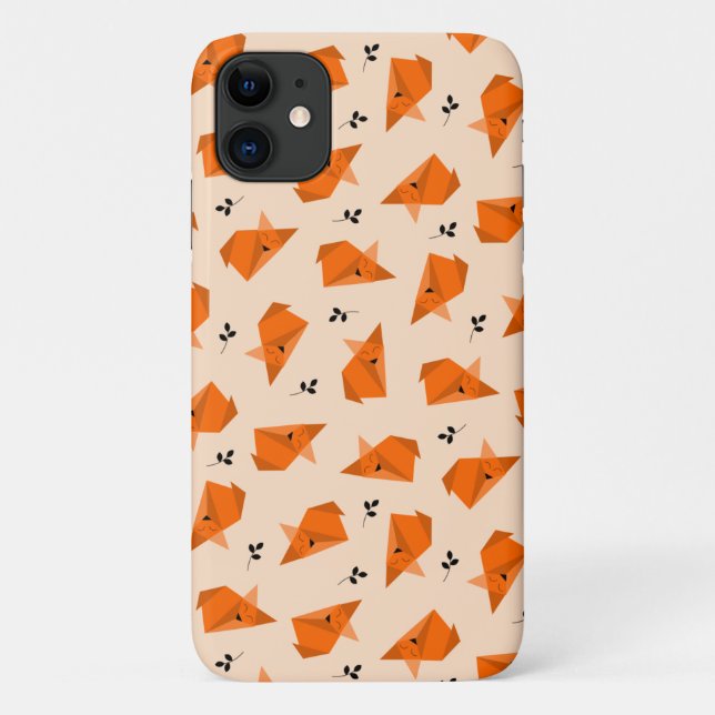 Coques Case-Mate iPhone Origami Fox (Dos)