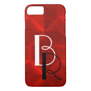 Case-Mate iPhone Case Origami rouge avec initiales