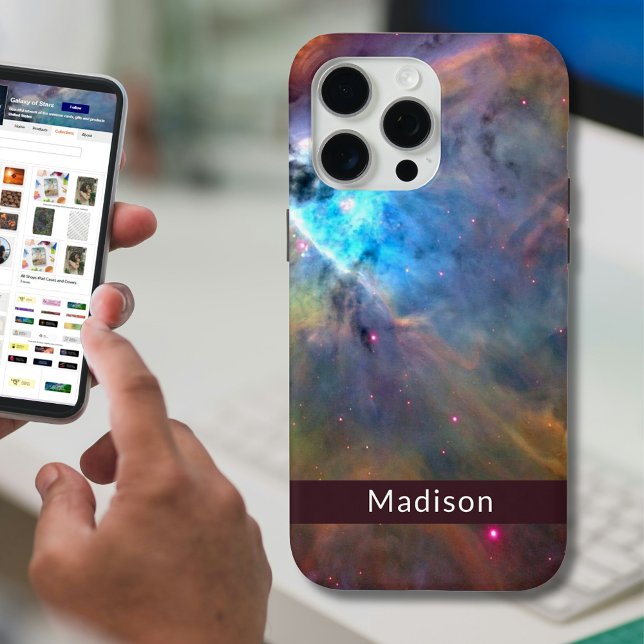 Coques Case-Mate iPhone Orion Nebula Space Galaxy Votre nom (Orion Nebula Space Galaxy Your Name Case-Mate iPhone Case)
