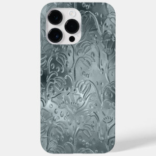 COQUE Case-Mate iPhone ORNAMATION DE REGARDE MÉTALLIQUE BLEU EMBOSSÉ