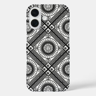 Coque Pour iPhone 16 ornement celtique diagonal