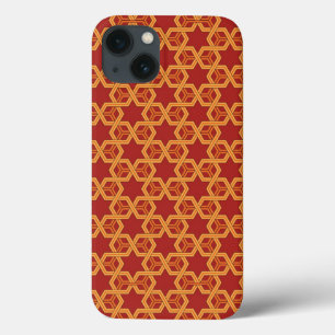 iPhone 13 Coque Ornement géométrique élégant