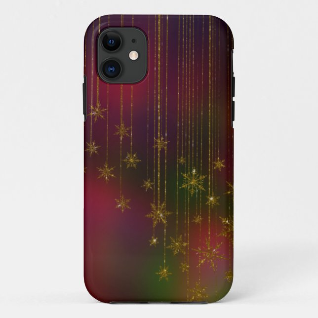 Coques Case-Mate iPhone Ornement Golden Snowflake (Dos)
