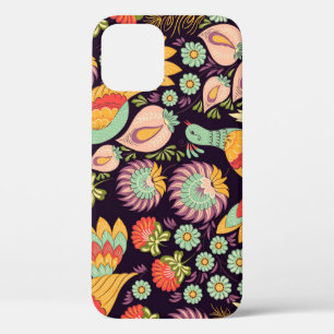 Case-Mate iPhone Case Ornement vintage Folk Floral Birds