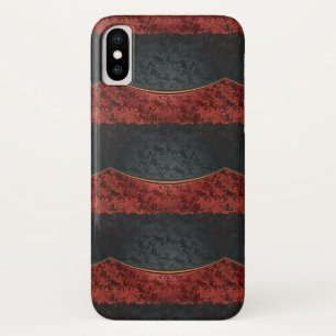 Etui iPhone Case-Mate Ornement vintage rouge et noir
