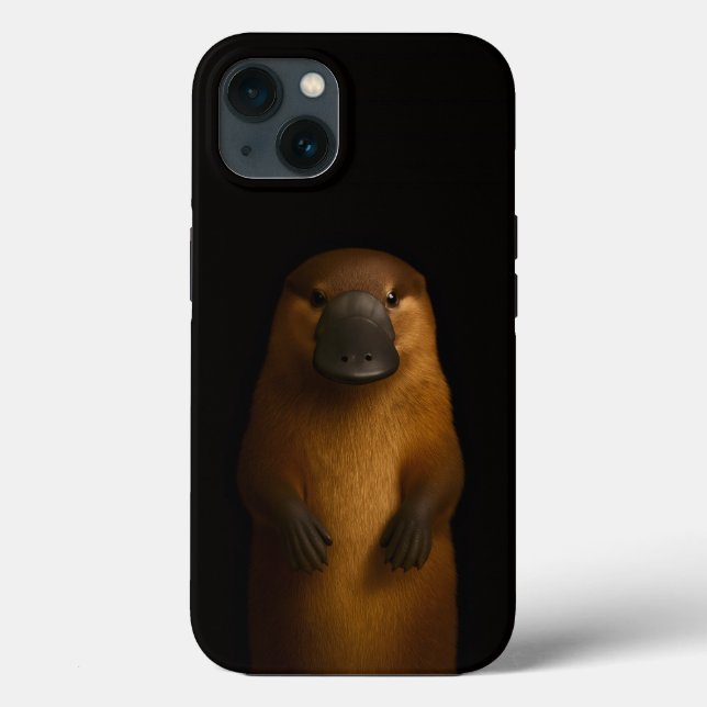 Coques Case-Mate iPhone Ornithorynque élégant iPhone 13 Black 4 Luxe (Verso)