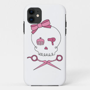 Case-Mate iPhone Case Os croisés accessoires de crâne et de ciseaux de