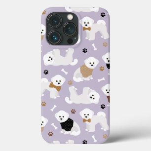 Case-Mate iPhone Case Os et pattes pourpres de Bichon Frise