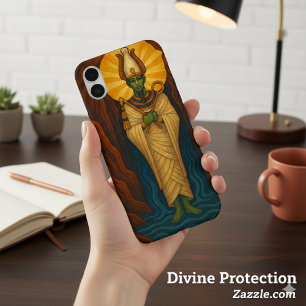 Coque Pour iPhone 16 Plus Osiris sacré Mystique Or