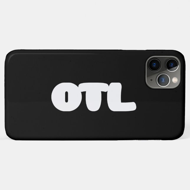 Coques Case-Mate iPhone OTL Emoticon ~ Élang coréen (Dos (Horizontal))