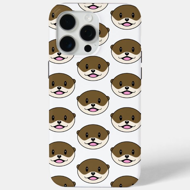 Coques Case-Mate iPhone Otter souriant mignon (Verso)