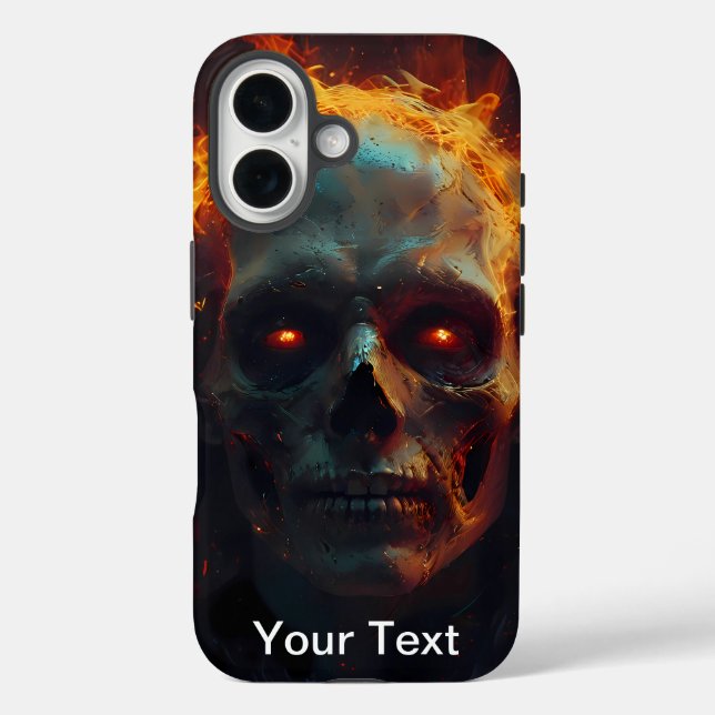 Coques Case-Mate iPhone Otterbox Inferno Skull : La flamme éternelle (Verso)