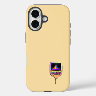 Coque Pour iPhone 16 Où est le Sun Pickleball Creme