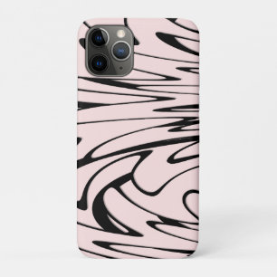 Case-Mate iPhone Case Où l'art rencontre la pensée noir et rose