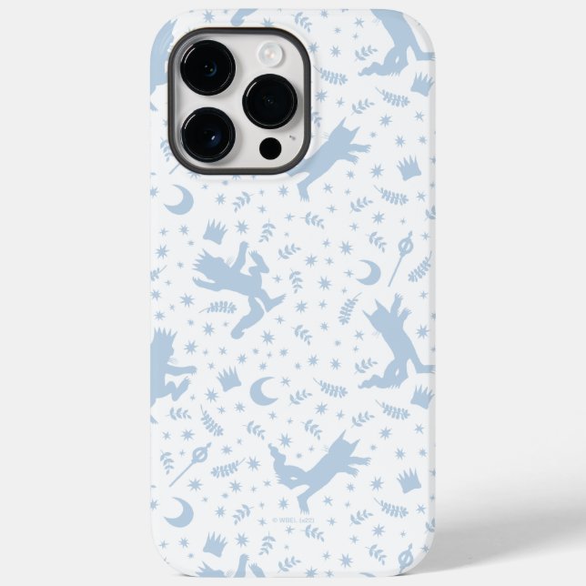 Coques Case-Mate iPhone Où les bêtes sauvages fleurs bleues (Verso)