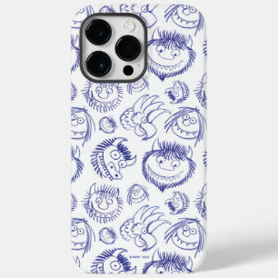 Coque Case-Mate iPhone Où sont les monstres Sketch Pattern