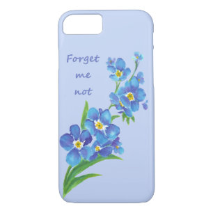 Case-Mate iPhone Case Oubliez-moi-pas la fleur et le devis inspirationne