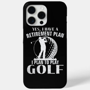 Coque Case-Mate iPhone Oui j'ai un plan de retraite Golf drôle golfeur