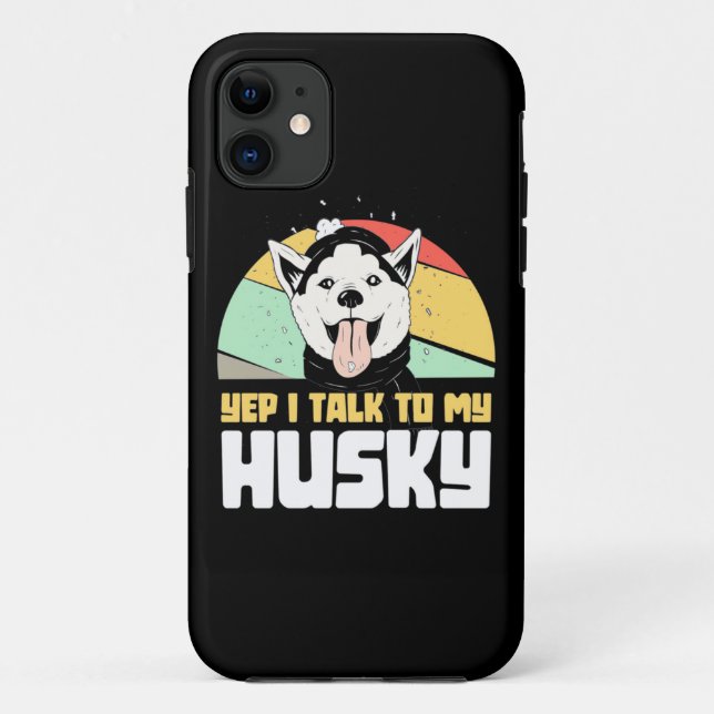 Coques Case-Mate iPhone Oui Je Parle À Mon Husky Sibérien (Dos)