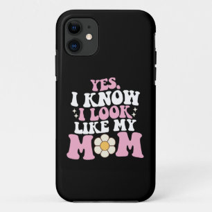 Case-Mate iPhone Case Oui je sais que je ressemble à ma mère Groovy Fête
