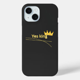 Coque Case-Mate iPhone Oui Roi Couronne Mème Drôle