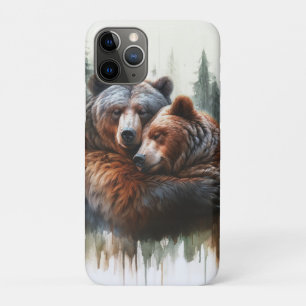 Case-Mate iPhone Case Ours aquarelle Rustique Wilderness 
