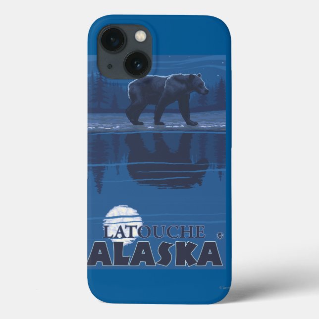 Coques Case-Mate iPhone Ours au clair de lune - Latouche, Alaska (Verso)
