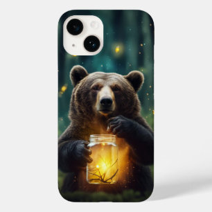 Coque Case-Mate iPhone Ours Avec Les Lucioles En Jar