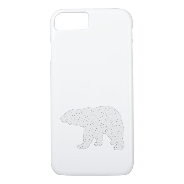 Coques Case-Mate iPhone ours blanc (Dos)