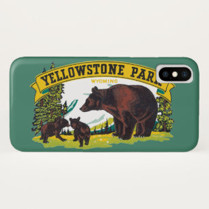 Etui iPhone Case-Mate Ours Brown vintages dans le parc national de Yello